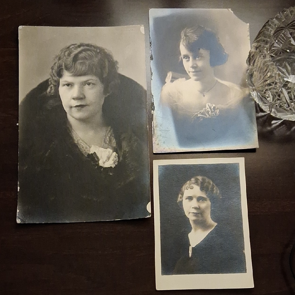 Vintage Black and White Portrait Photographs